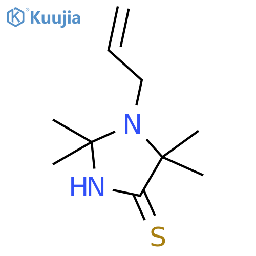2,2,5,5-tetramethyl-1-prop-2-enylimidazolidine-4-thione;hydrochloride structure