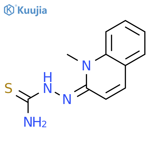 Hydrazinecarbothioamide,2-(1-methyl-2(1H)-quinolinylidene)- structure