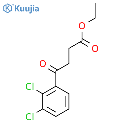 Ethyl 4-(2,3-dichlorophenyl)-4-oxobutyrate structure
