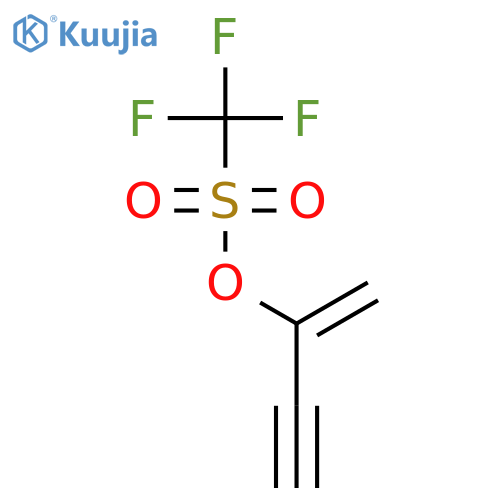 Methanesulfonic acid, trifluoro-, 1-methylene-2-propynyl ester structure