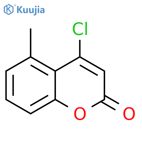2H-1-Benzopyran-2-one, 4-chloro-5-methyl- structure
