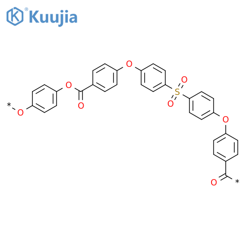 POLY(OXY-1,4-PHENYLENEOXYCARBONYL-1,4-PHENYLENEOXY-1,4-PHENYLENESULFONYL-1,4-PHENYLENEOXY-1,4-PHENYLENECARBONYL) structure