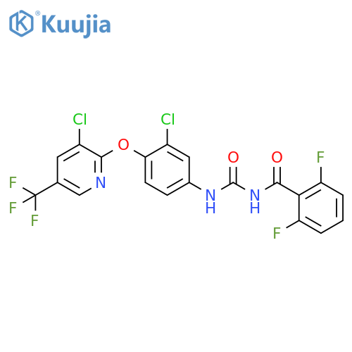 Benzamide,N-[[[3-chloro-4-[[3-chloro-5-(trifluoromethyl)-2-pyridinyl]oxy]phenyl]amino]carbonyl]-2,6-difluoro- structure