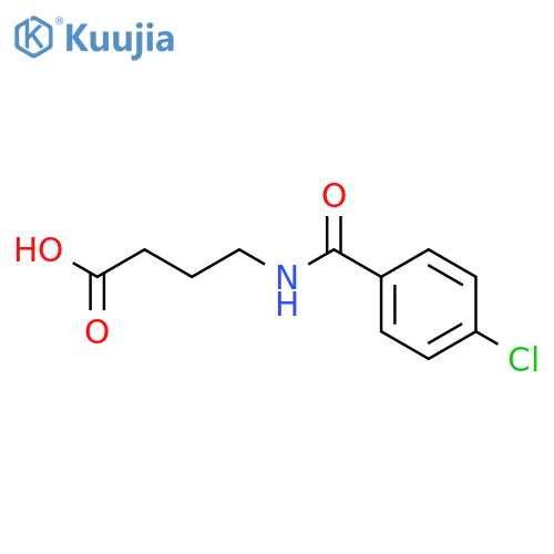 4-(4-Chlorophenyl)formamidobutanoic acid structure