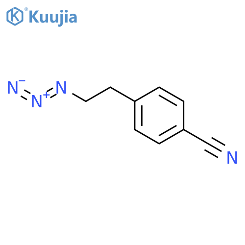 4-(2-azidoethyl)benzonitrile structure