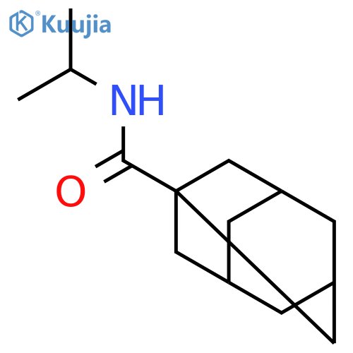 N-(propan-2-yl)tricyclo[3.3.1.1~3,7~]decane-1-carboxamide structure