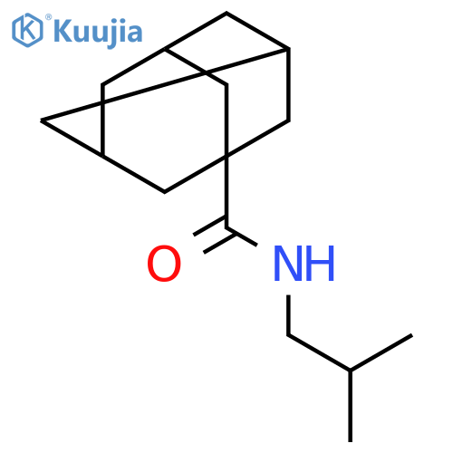 Tricyclo[3.3.1.13,7]decane-1-carboxamide,N-(2-methylpropyl)- structure