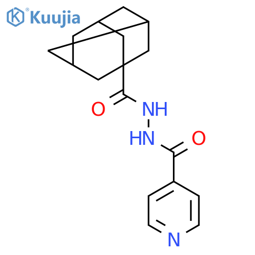 4-Pyridinecarboxylicacid, 2-(tricyclo[3.3.1.13,7]dec-1-ylcarbonyl)hydrazide structure
