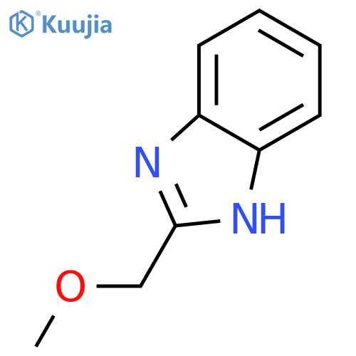 2-(methoxymethyl)-1H-1,3-benzodiazole structure