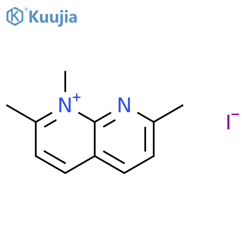 1,8-Naphthyridinium, 1,2,7-trimethyl-, iodide structure