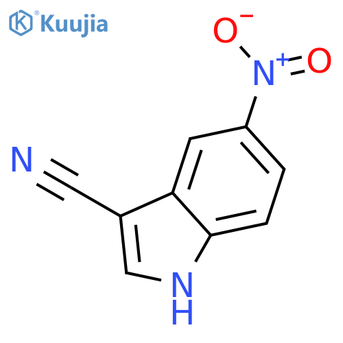 5-Nitro-1H-indole-3-carbonitrile structure