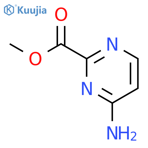 Methyl 4-aminopyrimidine-2-carboxylate structure