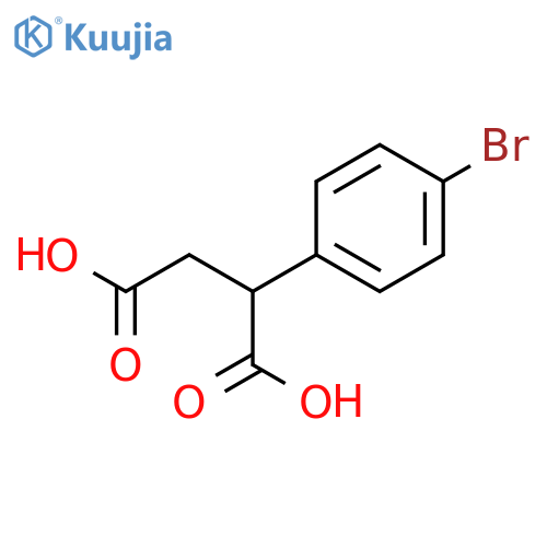 (4-Bromophenyl)succinic acid structure