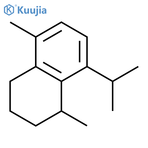 NAPHTHALENE, 1,2,3,4-TETRAHYDRO-1,5-DIMETHYL-8-(1-METHYLETHYL)- structure