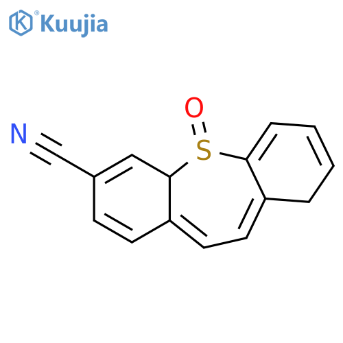 DIBENZO[B,F]THIEPIN-3-CARBONITRILE, 5-OXIDE structure