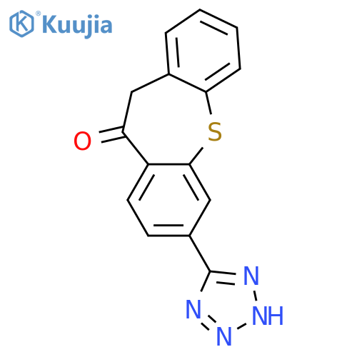 Dibenzo[b,f]thiepin-10(11H)-one, 7-(1H-tetrazol-5-yl)- structure