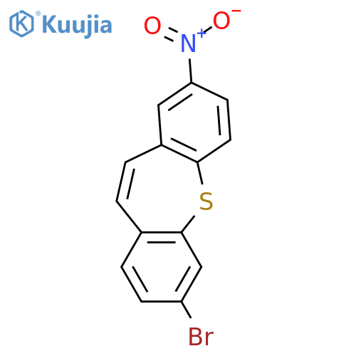 Dibenzo[b,f]thiepin, 7-bromo-2-nitro- structure