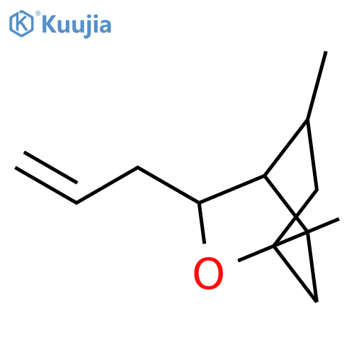 (1R,3R,4S,5S)-1,5-dimethyl-3-prop-2-en-1-yl-2-oxabicyclo[2.2.2]octane structure