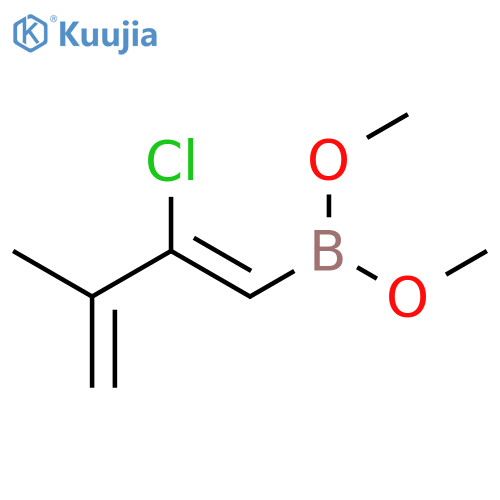 Boronic acid, (2-chloro-3-methyl-1,3-butadienyl)-, dimethyl ester structure