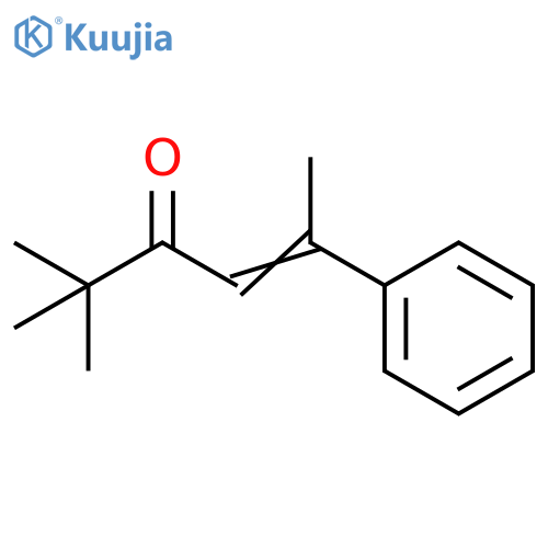 4-Hexen-3-one, 2,2-dimethyl-5-phenyl- structure