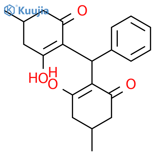 2-Cyclohexen-1-one,2,2'-(phenylmethylene)bis[3-hydroxy-5-methyl- structure