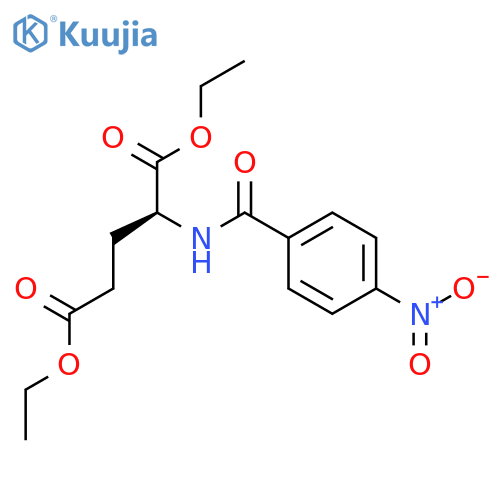 L-Glutamic acid,N-(4-nitrobenzoyl)-, 1,5-diethyl ester structure