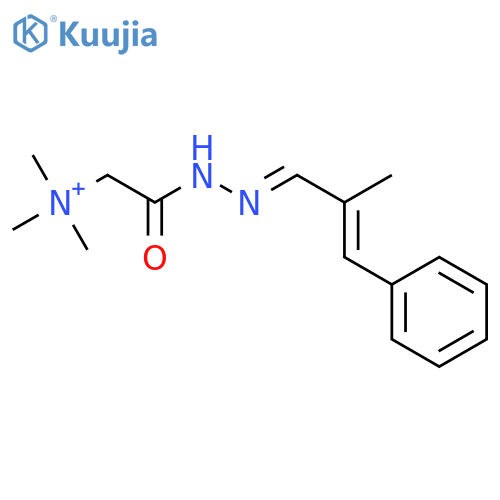 Ethanaminium,N,N,N-trimethyl-2-[2-(2-methyl-3-phenyl-2-propen-1-ylidene)hydrazinyl]-2-oxo-,chloride (1:1) structure