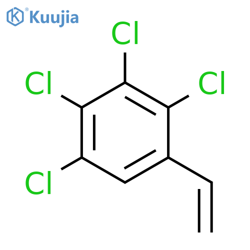 1,2,3,4-tetrachloro-5-ethenylbenzene structure