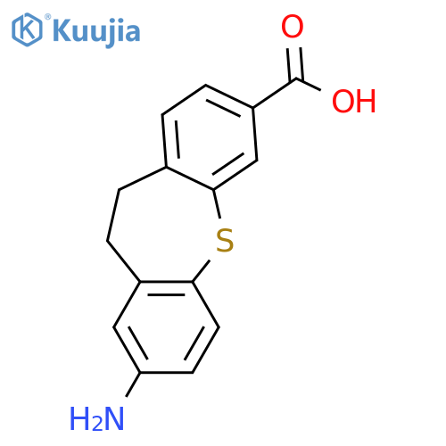 Dibenzo[b,f]thiepin-3-carboxylic acid, 8-amino-10,11-dihydro- structure