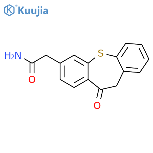 DIBENZO[B,F]THIEPIN-3-ACETAMIDE, 10,11-DIHYDRO-11-OXO- structure