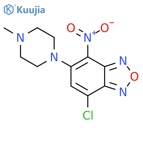7-Chloro-5-(4-methylpiperazin-1-yl)-4-nitro-2,1,3-benzoxadiazole structure