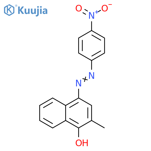 1-Naphthalenol, 2-methyl-4-[(4-nitrophenyl)azo]- structure