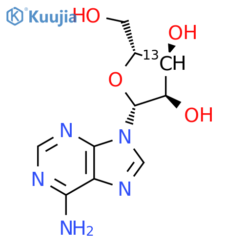 Adenosine-3'-13C structure