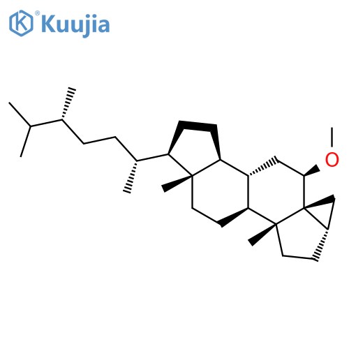 (3β,5α,6β,24R)-6-Methoxy-3,5-cycloergostane structure