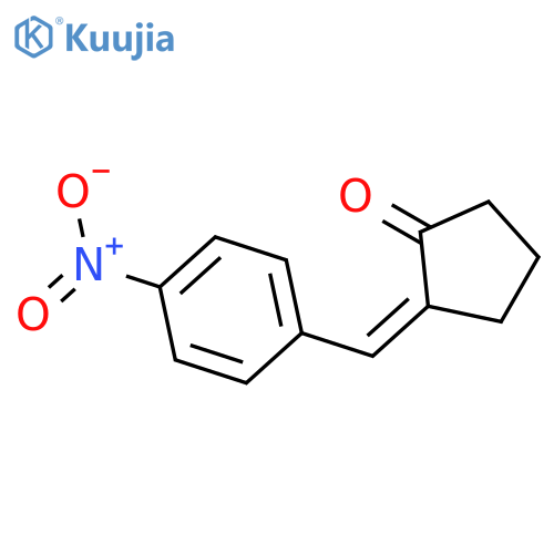 2-[(4-nitrophenyl)methylidene]cyclopentan-1-one structure