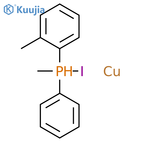 Copper, iodo[methyl(2-methylphenyl)phenylphosphine]- structure