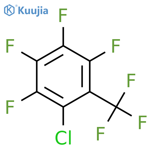 Benzene,1-chloro-2,3,4,5-tetrafluoro-6-(trifluoromethyl)- structure