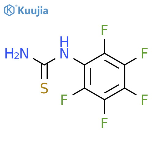 1-Pentafluorophenyl-2-thiourea structure