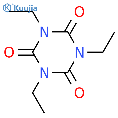 1,3,5-Triazine-2,4,6(1H,3H,5H)-trione, 1,3,5-triethyl- structure