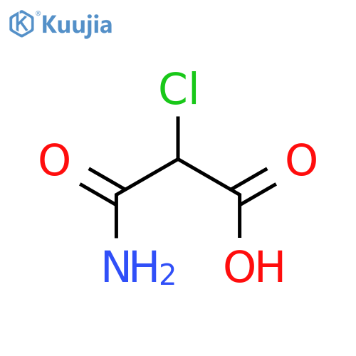 Propanoic acid,3-amino-2-chloro-3-oxo- structure