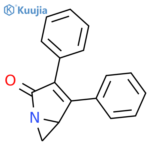 1-Azabicyclo[3.1.0]hex-3-en-2-one, 3,4-diphenyl- structure