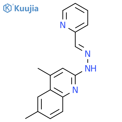 2-Pyridinecarboxaldehyde,2-(4,6-dimethyl-2-quinolinyl)hydrazone structure