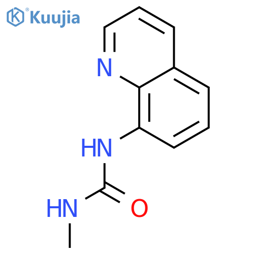 1-methyl-3-quinolin-8-ylurea structure