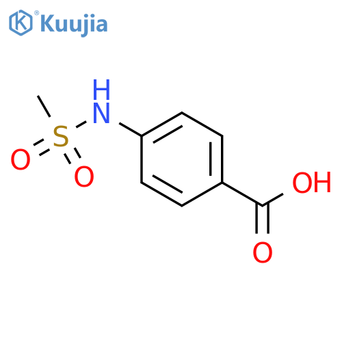 4-(Methylsulfonamido)benzoic Acid structure