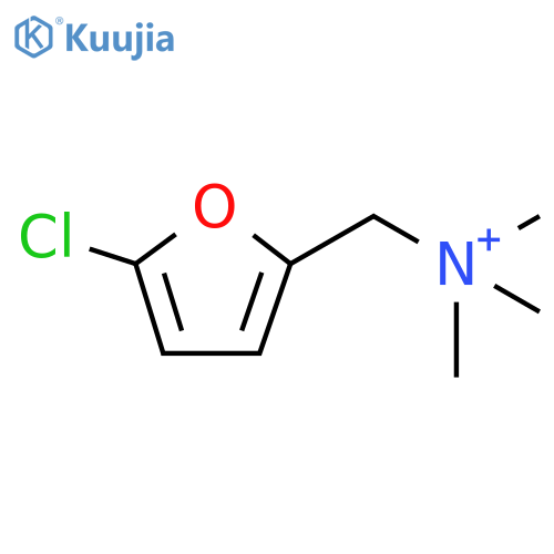 2-Furanmethanaminium, 5-chloro-N,N,N-trimethyl- structure