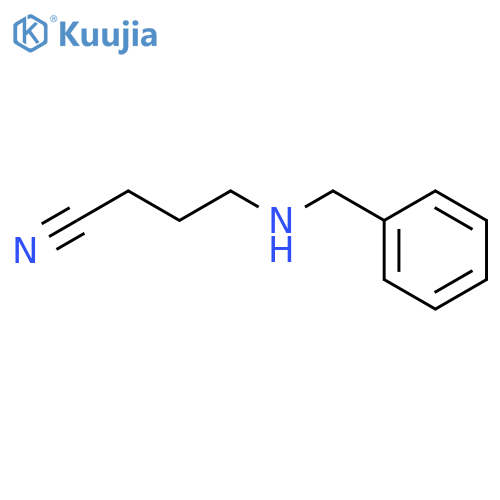4-(benzylamino)butanenitrile structure
