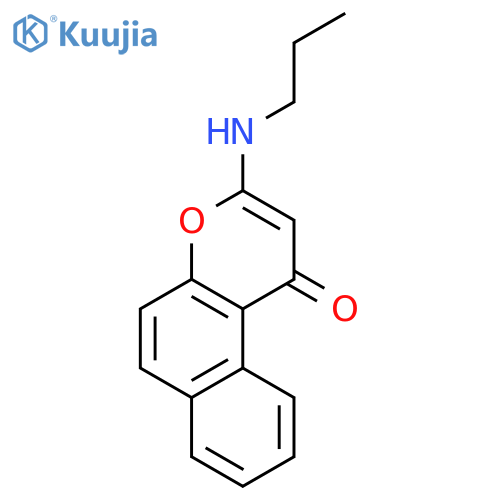3-(propylamino)-1H-benzo[f]chromen-1-one structure