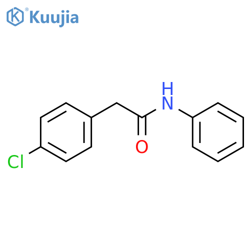 Benzeneacetamide, 4-chloro-N-phenyl- structure