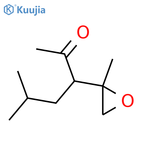 2-Hexanone, 5-methyl-3-(2-methyloxiranyl)- structure