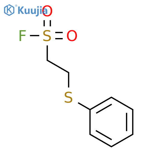 Ethanesulfonyl fluoride, 2-(phenylthio)- structure